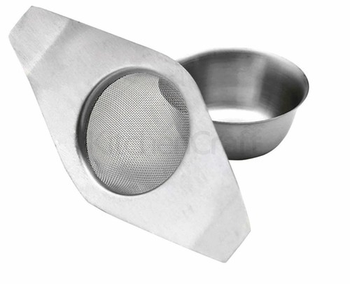 Tea strainer with - with, drip