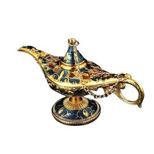 Magic genie lamp ornament - genie,