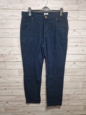 Hoggs of Fife Carrick Stretch Technical Moleskin Jeans W34 L 29 Navy