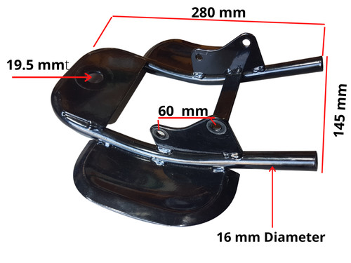 Fra29 rear frame - frame, section
