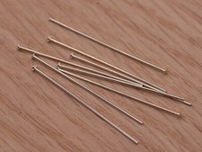 Sterling Silver Flat HEAD PINS