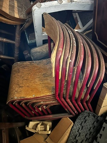 Vintage red tubular - tubular, steel