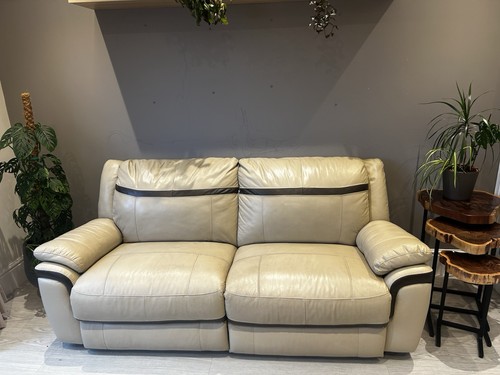 Used electric leather recliner - used,