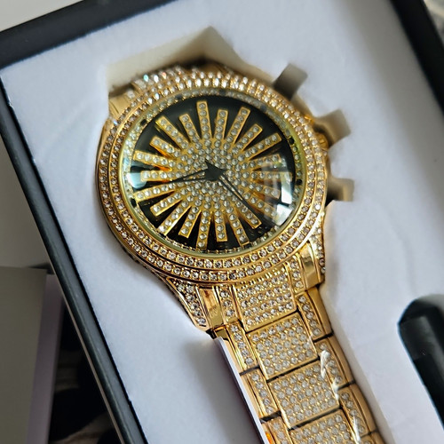Bling out iced baguette - iced, quartz