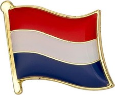 Dutch flag pin badge - Flag of Netherlands Holland - BUY 3 GET 2 FREE