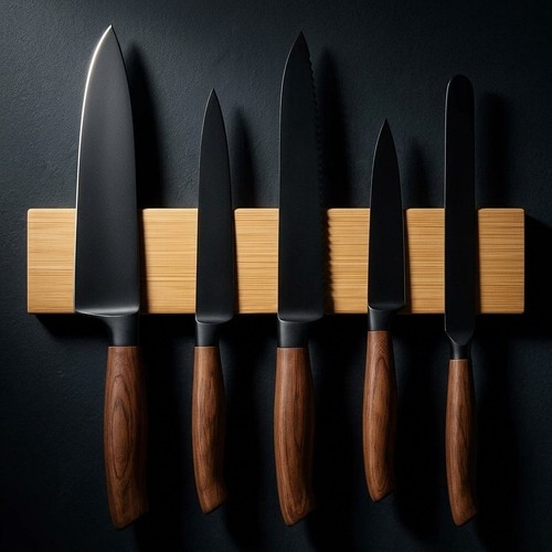 Bamboo magnetic knife - bamboo,