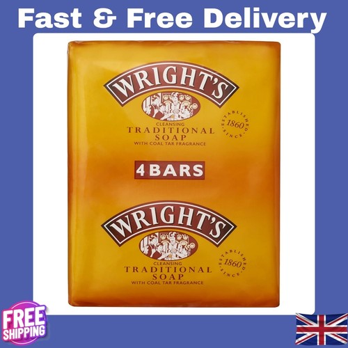 Wright coal tar soap bars - wright's, 4