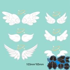 Angel Wings Metal Cutting Dies Scrapbooking Blade Embossing Stencil Knife Mould