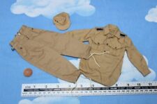 DRAGON BBI DID 1:6 SCALE WW2 German DAK Tropical Shirt, Trousers  & Cap CB393e