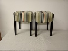 2 x Ikea Nils Fabric stool on