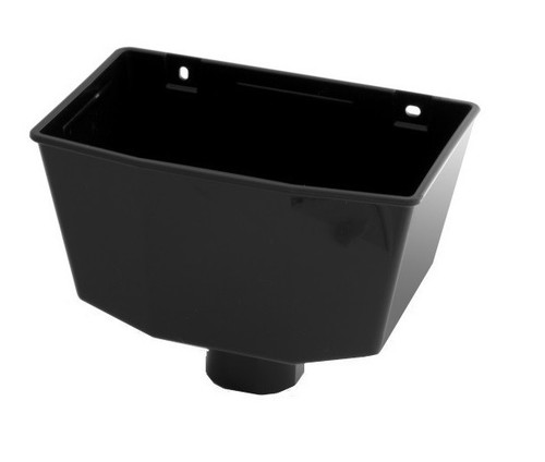Rain water down pipe hopper - down,