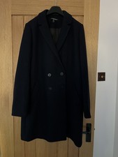 Zara Dark Navy Wool coat size Large