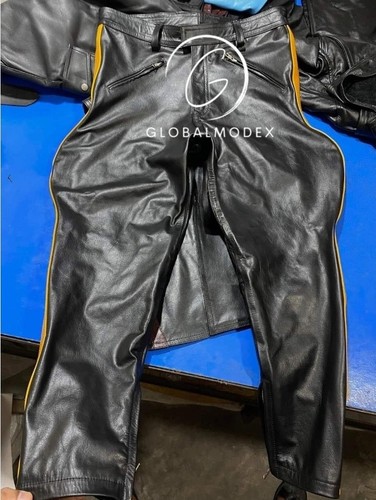 Men black genuine leather - men’s,