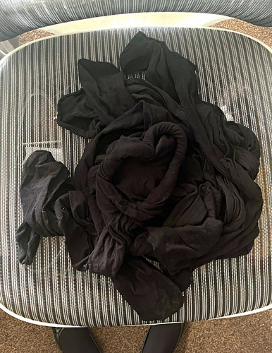 Bundle worn black tights - bundle,