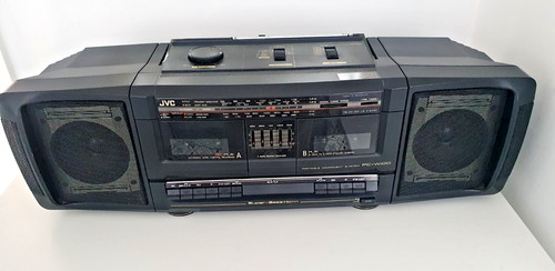 Jvc rw100 boombox - boombox, radio