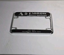 Harley Davidson A.D. FARROW EST. 1912 COLUMBUS, OHIO 2002 License Plate Cover 