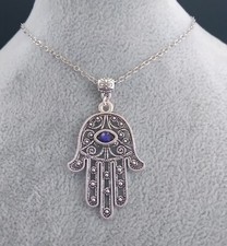 Tibetan Silver Hamsa Hand