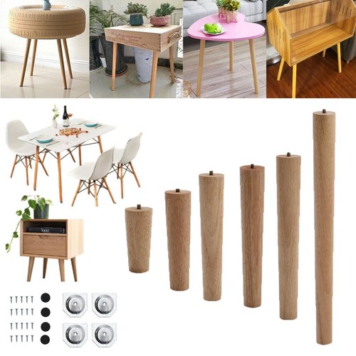 4pcs oak wooden table - 4pcs,