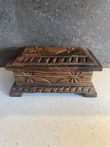 Vintage hand carved wooden - vintage, hand-carved