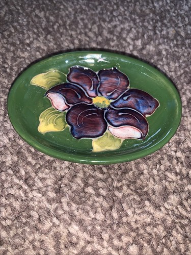 Moorcroft clematis oval 8cm - oval,