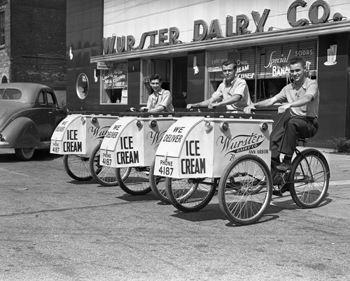 1940s ice cream delivery - ice,