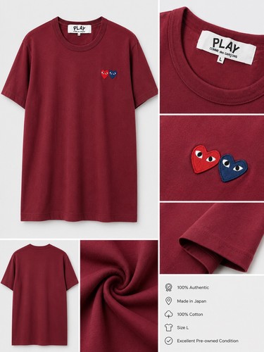 Comme des garcons play double - garcons,