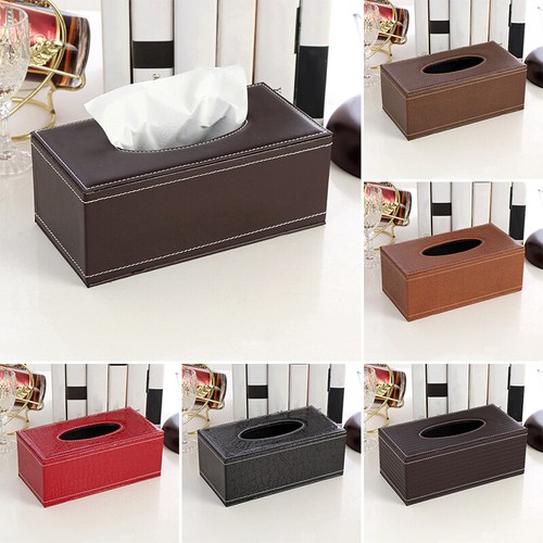 Rectangular leather tissue - rectangular, pu