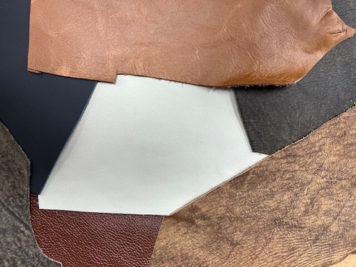 Leather patch offcut - , for
