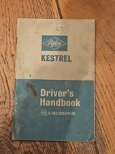 RILEY KESTREL 1100 Mk1 SALOON ORIGINAL 1966 OWNERS INSTRUCTION HANDBOOK