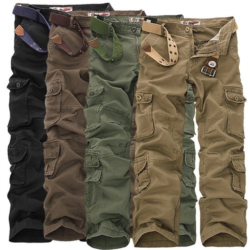 Mens cargo combat trousers - uk,