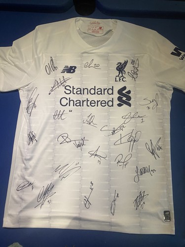 Liverpool shirt signed - liverpool,