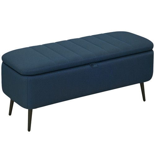 Homcom storage ottoman bench - ottoman,