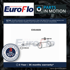 Exhaust Back / Rear Box fits SUBARU FORESTER SG, SG9 2.5 04 to 05 EuroFlo New
