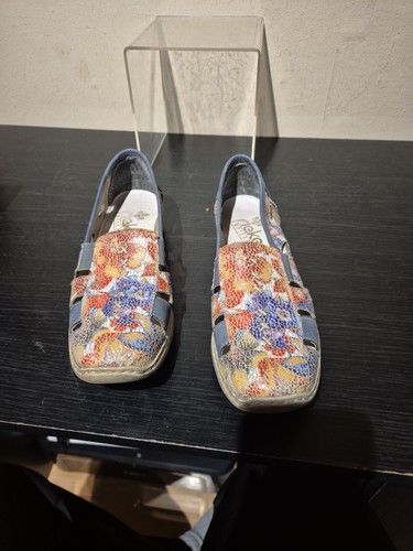 Rieker multicolored leather - multicolored,