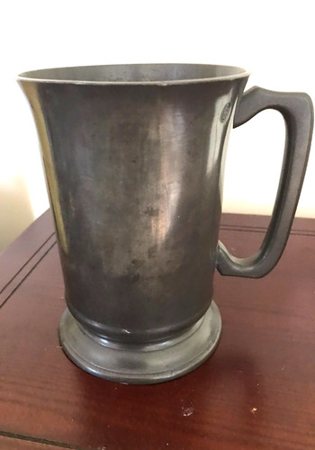 Victorian full quart pewter - quart,