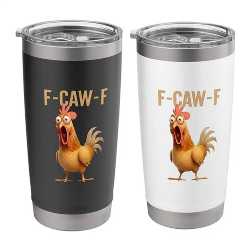 Caw funny chicken - f-caw-f,
