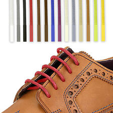 Waxed Cotton Shoelaces Round
