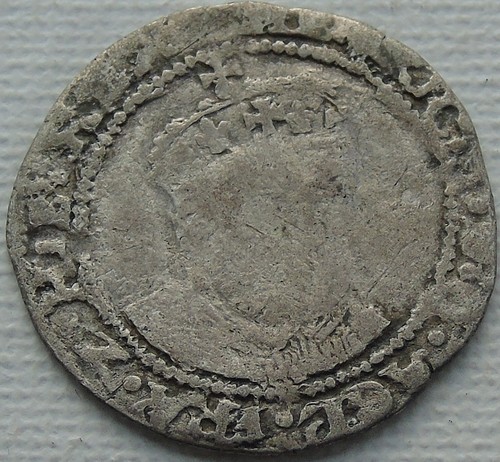 Henry viii hammered silver - henry,