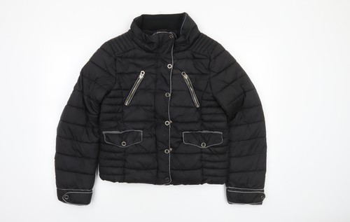 Zara women black puffer jacket - zara,
