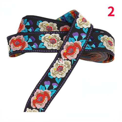 Ethnic embroidered trim floral - embroidered,