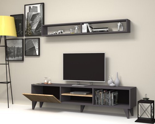 Amore unit and wall shelves - unit,