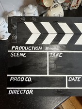 Movie Clapper Board Wooden Robust Film Clapboard Small/medium Multifunctional 