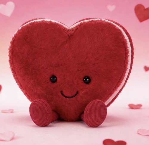 Jellycat arlette heart macaron - jellycat,