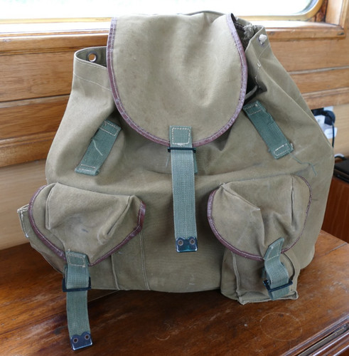 Vintage framed canvas ruck
