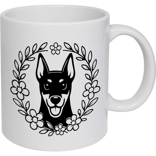 11oz doberman floral - 11oz,