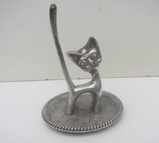 Vintage Seba Silver Plated Cat
