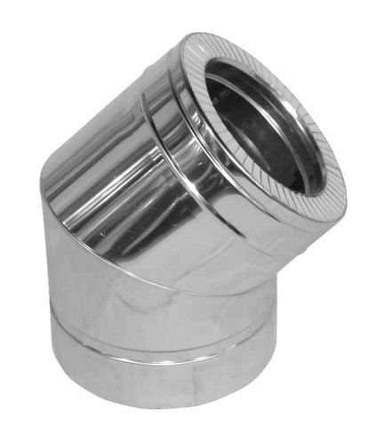Chimney twin wall elbow - twin,