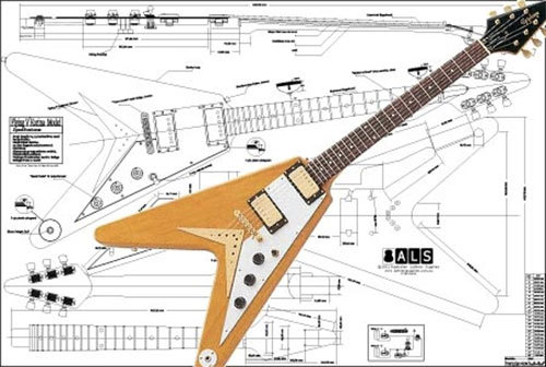 Gibson flying korina - gibson,