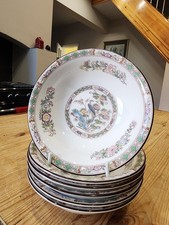 6 x Wedgwood KUTANI CRANE  cereal / dessert bowls