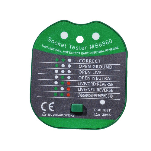 Plug socket tester rcd - plug,